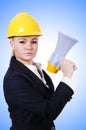 Female construction worker Royalty Free Stock Photo