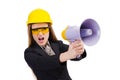 Female construction worker Royalty Free Stock Photo