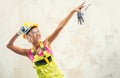 Female construction worker Royalty Free Stock Photo