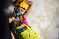 Female construction worker Royalty Free Stock Photo