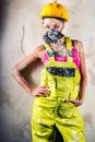 Female construction worker Royalty Free Stock Photo