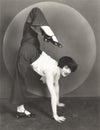 Female contortionist Royalty Free Stock Photo