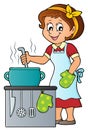 Female cook theme image 2