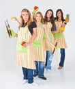 Female cooks team Royalty Free Stock Photo