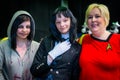 Female cosplayers at the Yorkshire Cosplay Convention
