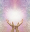 Connecting to Divine Intelligence Reiki Healing Vibe Energy Royalty Free Stock Photo