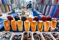 Female customers of jewellry store looking for necklace and earrings