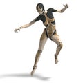 Female Cyborg Royalty Free Stock Photo