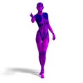Female Cyborg Royalty Free Stock Photo
