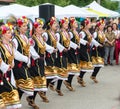 Female dance ensemble at the Nestinarski Games in Bulgaria