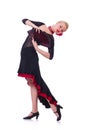 Female dancer dancing Royalty Free Stock Photo