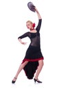 Female dancer dancing Royalty Free Stock Photo