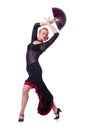 Female dancer dancing Royalty Free Stock Photo