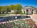 Female Dancer Sculptures at Kauffman Gardens Royalty Free Stock Photo