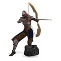 Female dark elf archer Royalty Free Stock Photo