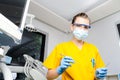 Female Dentist With Tools Royalty Free Stock Photo