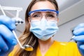 Female Dentist With Tools Royalty Free Stock Photo