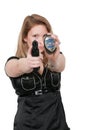 Female Detective Royalty Free Stock Photo