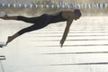 Female Dive Start Royalty Free Stock Photo