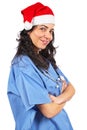 Female doctor christmas