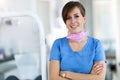 Female doctor smiling Royalty Free Stock Photo