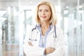 Female doctor portrait Royalty Free Stock Photo