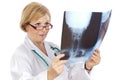 Female doctor radiologist