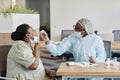 Female Doctor Taking Nasal Swab