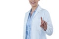 Female doctor using digital screen Royalty Free Stock Photo