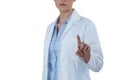 Female doctor using digital screen Royalty Free Stock Photo