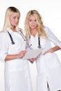 Female doctors in uniform