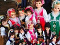 Female Dolls Wearing Traditional Romanian Dresses, Romania