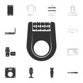 female electric depilator icon. Detailed set of household items icons. Premium quality graphic design. One of the collection icons