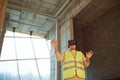 Female Engineer Using VR on Construction Site