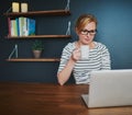 Female entrepreneur working at desk Royalty Free Stock Photo