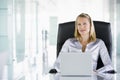 Female executive at desk Royalty Free Stock Photo