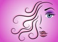 Female Face Beauty Clip Art 3