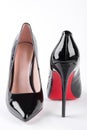 Female fashion louboutin shoes.