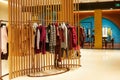 Female fashion shop interior Royalty Free Stock Photo