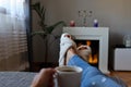 Cozy Relaxation: Warmth, Comfort, and Coffee