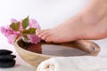 Serenity and Beauty: Relaxing Spa Pedicure for Elegant Feet Royalty Free Stock Photo