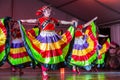 Female folk dancers of Xinjiang. China