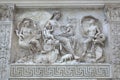 Female Goddess on Ara Pacis, Rome Royalty Free Stock Photo
