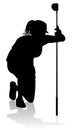 Golfer Golf Sports Person Silhouette