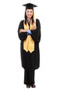 Female graduate Royalty Free Stock Photo