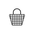 Female Hand Bag Flat Vector Icon