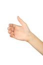 Female hand gestures, close up Royalty Free Stock Photo