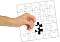 The Missing Piece of the Jigsaw Royalty Free Stock Photo