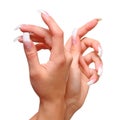 Female hands