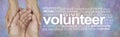 We can Volunteer together Word Cloud Royalty Free Stock Photo